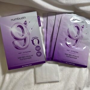 numbuzin No.9 NAD Bio Lifting-sil Full Face Mask Set of 4
